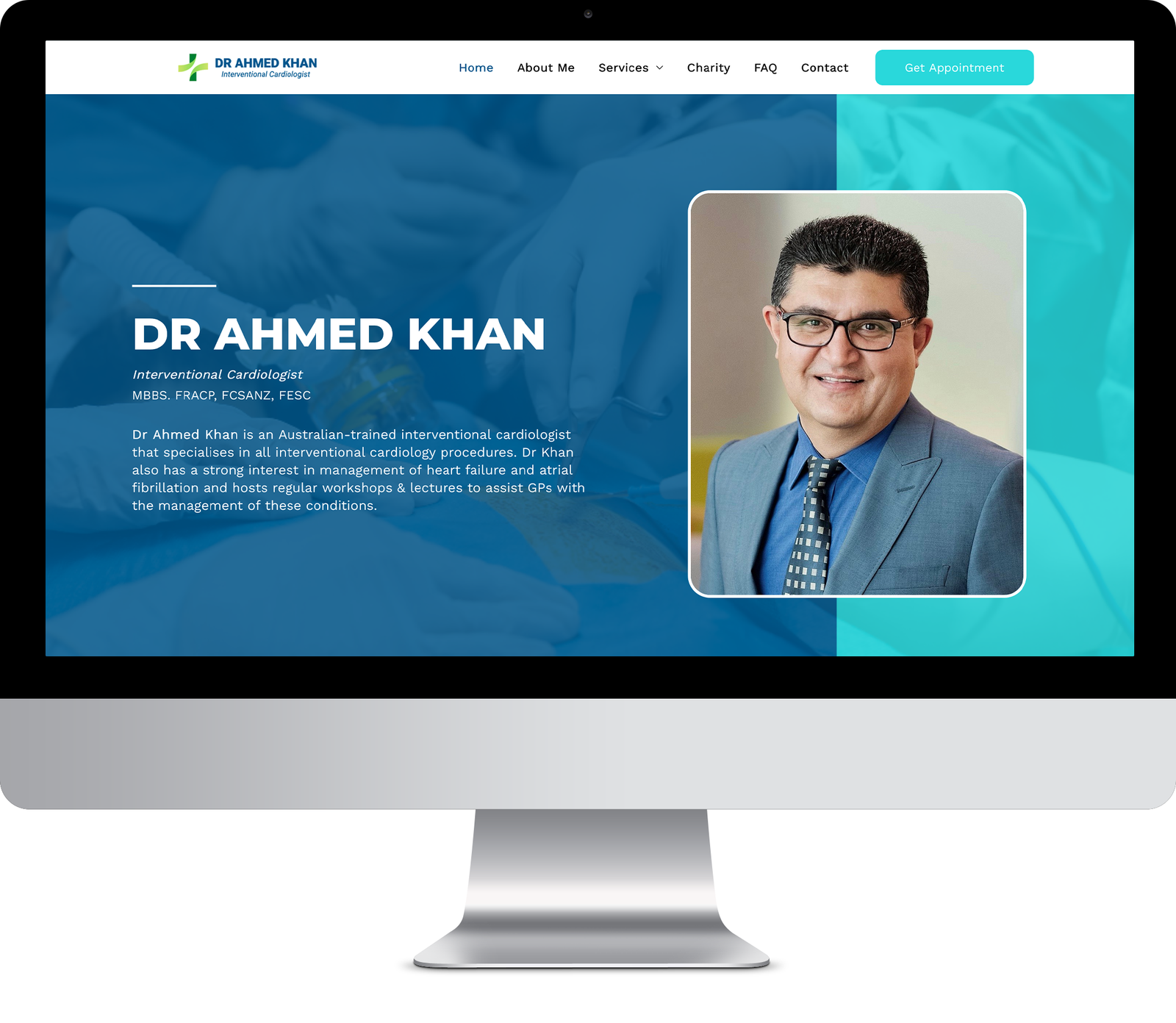 Dr Ahmed Khan - One of our customer under kuching website design